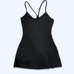 JustFab Black Athletic Tennis Dress with built in Shorts, size XS